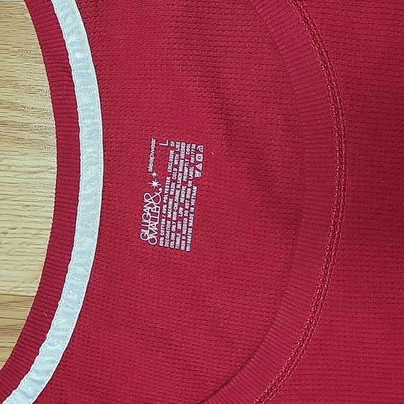 Gilligan and o'malley womens christmas thermal pajamas EUC size large - Picture 2 of 9